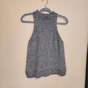 Madewell Black and White Tank Top